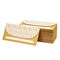 100 Pack Gold Money Envelopes for Cash Gifts, Fancy Decorative Design 6.7 x 3.3 In Cash Envelopes for Birthday, Graduations, Weddings, Other Special Occasions, Bulk Pack